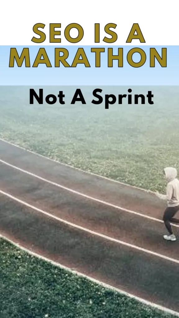 SEO is a marathon, not a sprint